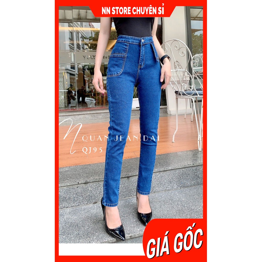 QUẦN JEAN DÀI LƯNG KIỂU CỰC XINH  QJ95 ⚡ẢNH THẬT⚡ QUẦN NỮ ÔM BODY ⚡ QUẦN JEAN CO GIÃN