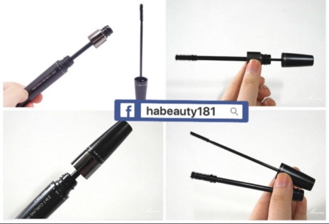 (AUTH) Mascara 2 in 1 dày đẹp cong KOREA The Face Shop