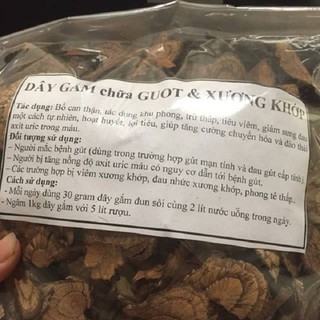 Dây cây gắm khô  bệnh gout và xương cực tốt hàng chuẩn  1kg