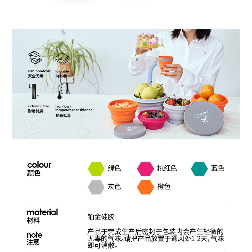 Ly gấp bằng Silicone tiện lợi khi đi dã ngoại | BigBuy360 - bigbuy360.vn