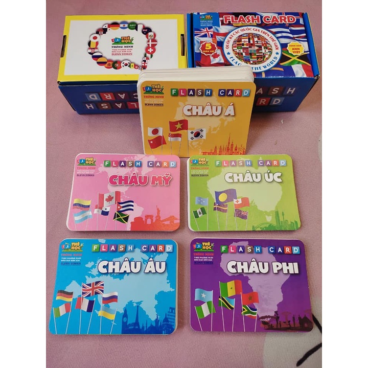 Thẻ học thông minh cờ các nước