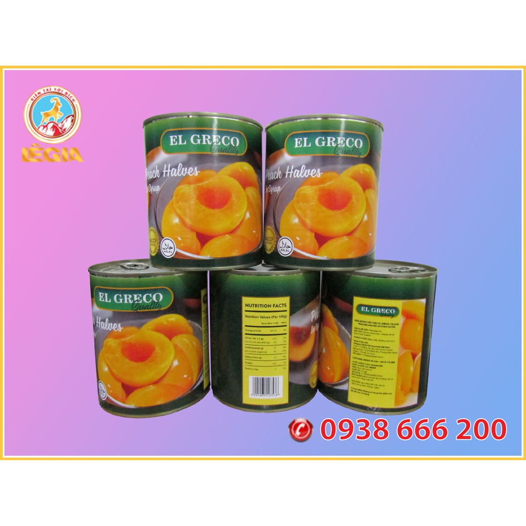 ĐÀO NGÂM GIÒN NGỌT EL GRECO 820G