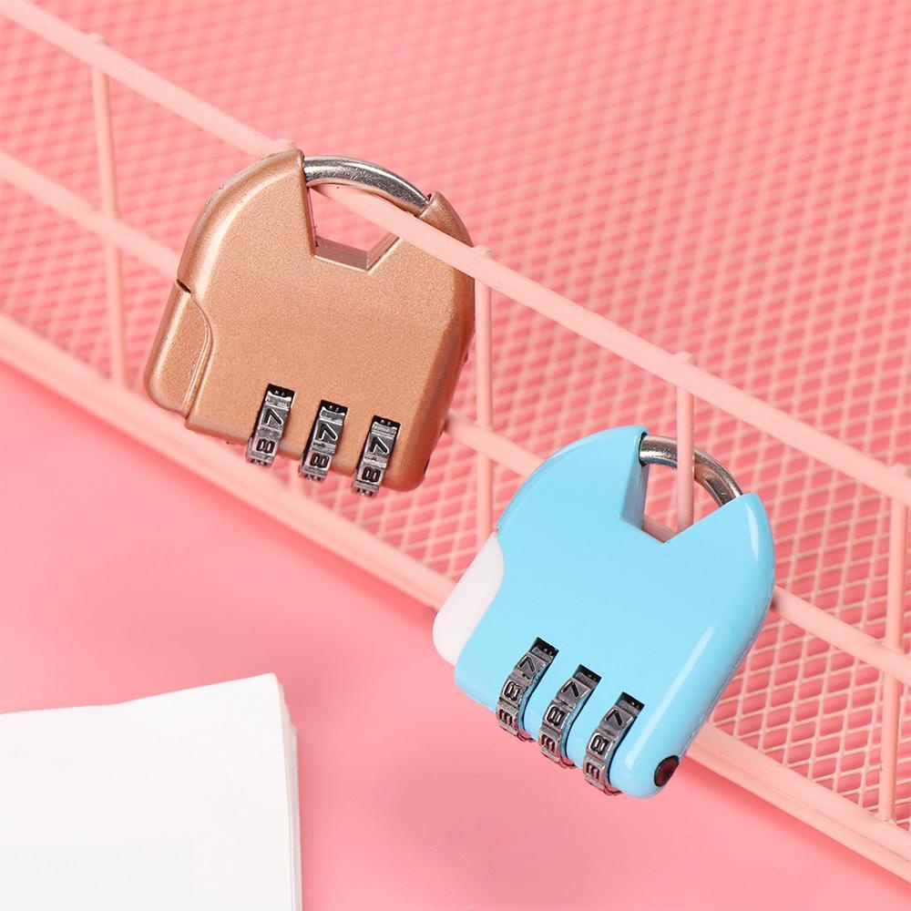 LEISURE 1 Ổ Khóa Mật Khẩu 3 Chữ Số Bằng Kim Loại Cho Hành Lý / Phòng Gym