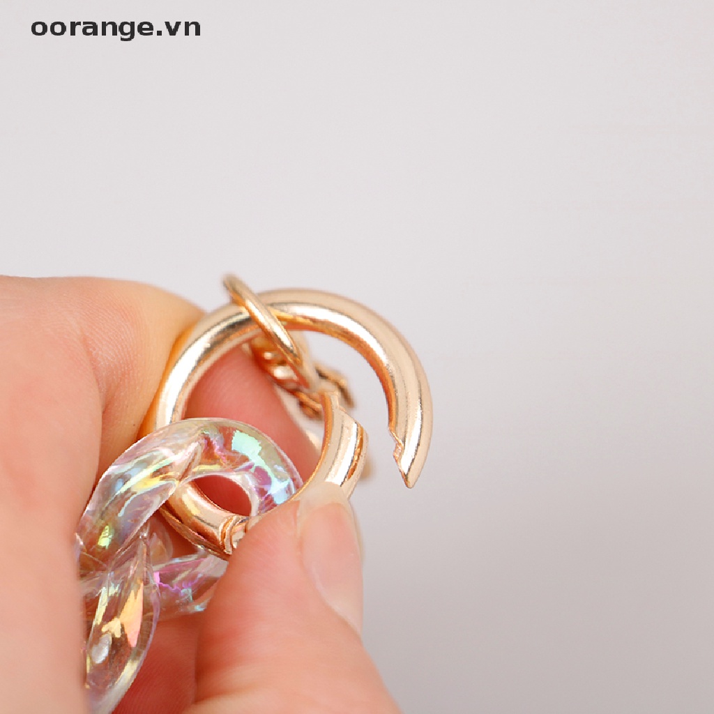 1 Dây Xích acrylic Trong Suốt Hình Gấu Nhỏ Dùng Làm Ốp Điện Thoại DIY