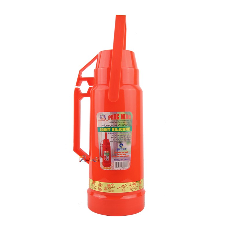Bình thủy 2 Lít - Phích nhựa JOINT SILICONE 2 Lít - HP 0320S - Phúc Minh THP