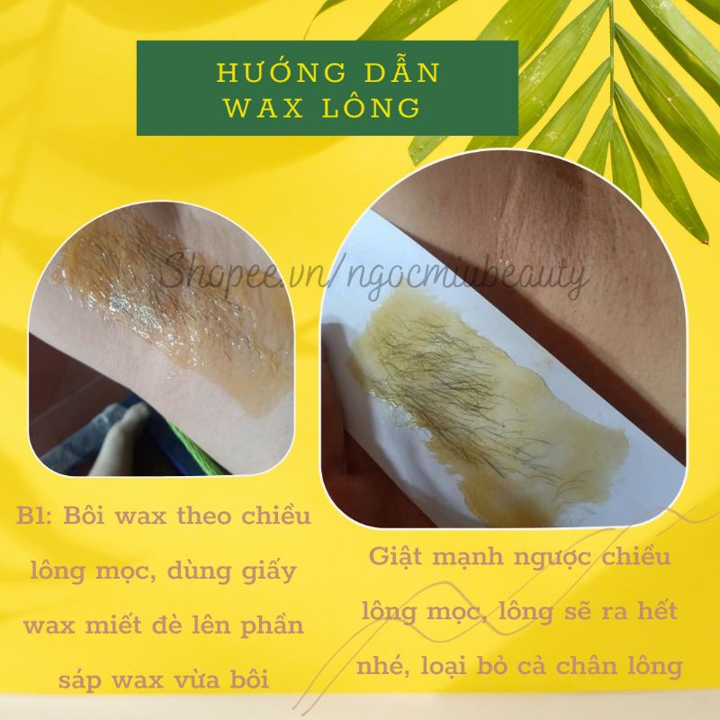 Sáp wax lông shiny và mỡ trăn nguyên chất triệt lông Shiny