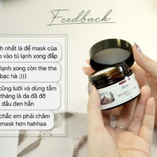 Mặt nạ thải độc đất sét núi lửa Pháp Themis