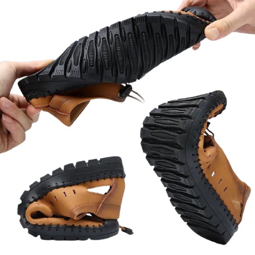 Giày Thời Trang Giày Da Nam Đẹp Giày Nam Thoáng Khí,Khâu Tay Thủ Công,Đế Cao Su Non Nguyên Khối