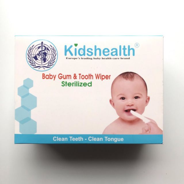 Gạc vải rơ lưỡi vệ sinh miệng cho bé Kidshealth