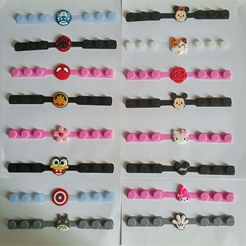 Móc Kẹp Nối Dài Khẩu Trang Bằng Silicon Hình Hoạt Hình Hello Kitty Cho Trẻ Em