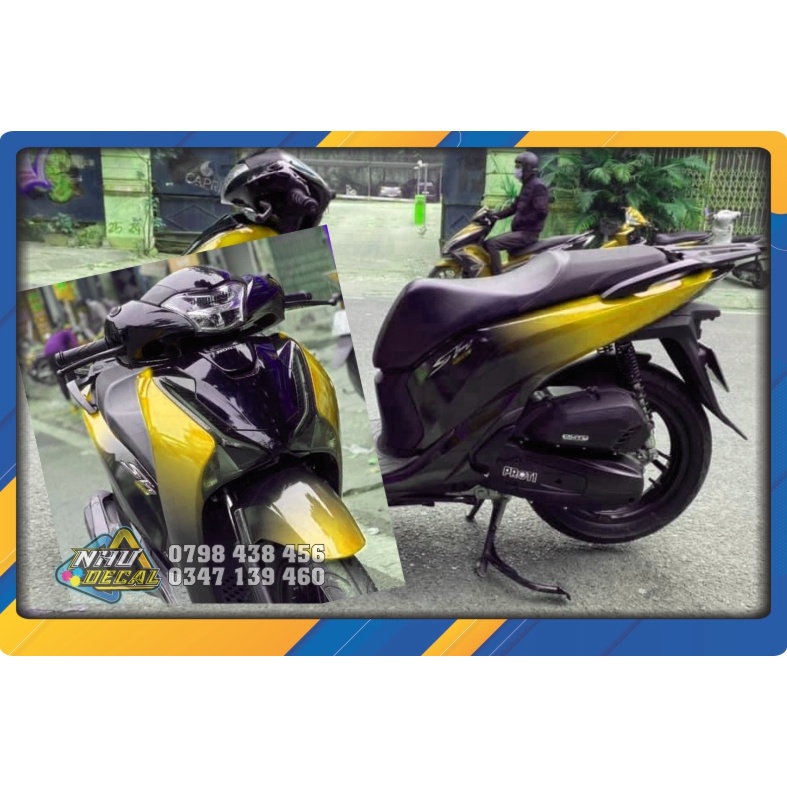 Tem trùm SH 2017-2019 phối màu - Chuyển sắc 01