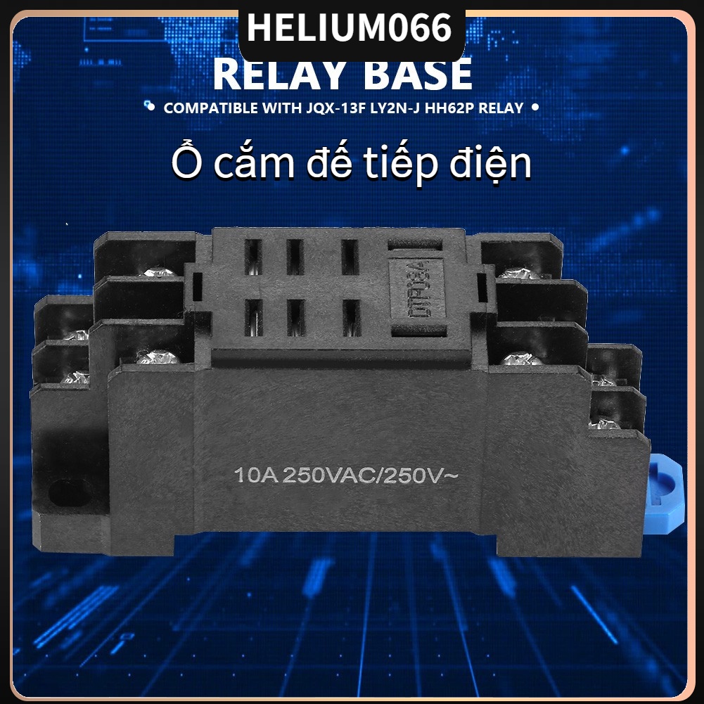 Ổ cắm đế tiếp điện DTF08A 8 chân JQX-13F LY2N-J HH62P
