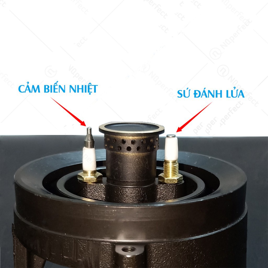 Kim Sứ Đánh Lửa Bếp Gas Âm Đa Năng 73mm, Ø7 (Có Ôc Vặn Định Vị Tùy Chỉnh) - Sử Dụng Bếp Âm Điếu Gang