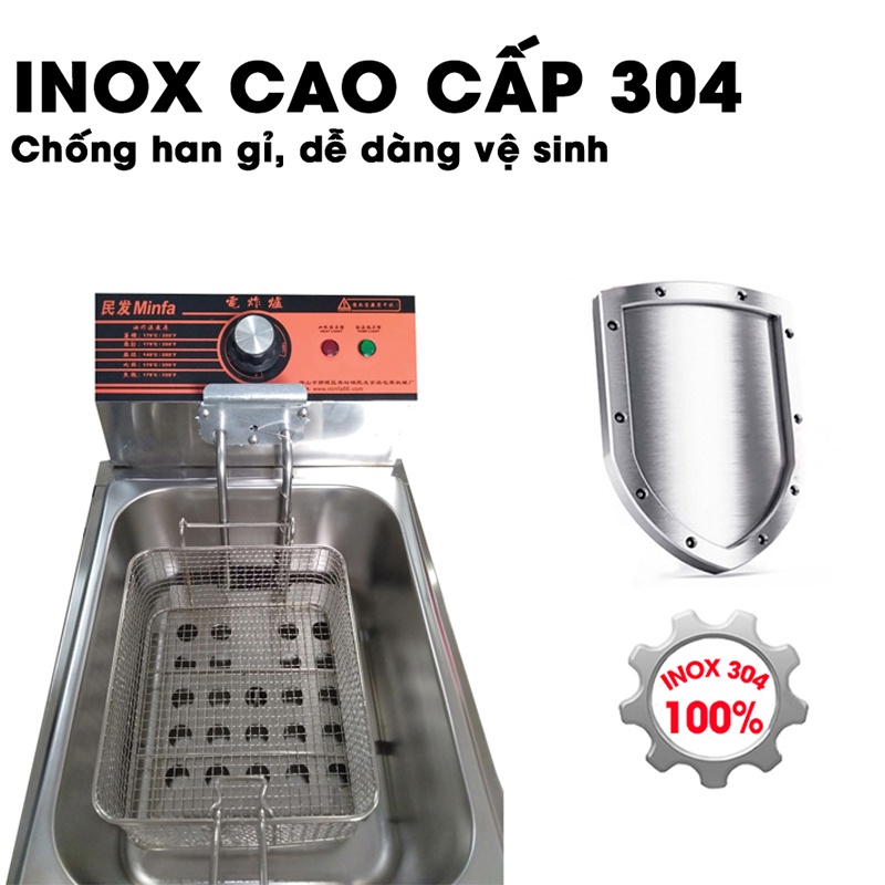 Bếp Chiên Điện Nhúng ABG Chuyên Dụng Dành Cho Gia Đình Và Quán Ăn