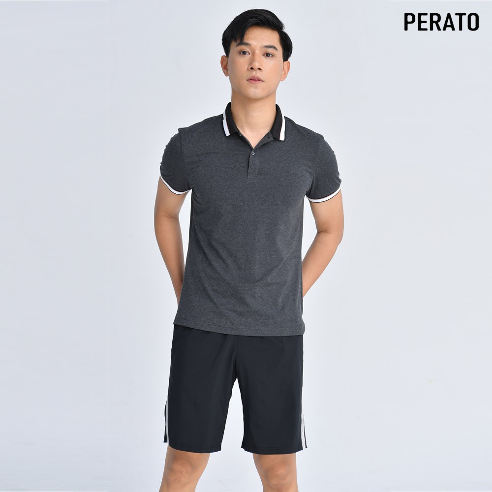 Bộ Thể Thao Nam PERATO (3 mẫu), Phối Áo Polo Premium Và Quần Short Gió Trẻ Trung, Lịch Sự (B2) | BigBuy360 - bigbuy360.vn