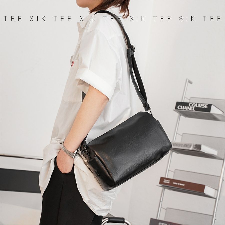 Túi nam đeo chéo TEE SIK túi xách nam da PU cao cấp ngăn rộng rãi đựng điện thoại thời trang hàn quốc TS32