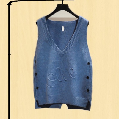 Áo Len Nữ Không Tay Cổ Chữ V Thời Trang Hàn Quốc Mới | BigBuy360 - bigbuy360.vn