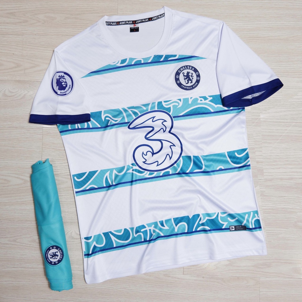 Quần áo bóng đá, quần áo đá banh CLB Chelsea trắng sân khách 2022-2023