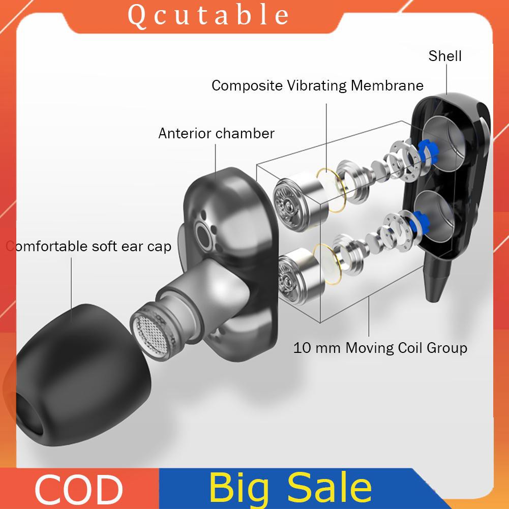 Tai Nghe Nhét Tai A4 Jack 3.5mm Có Micro Và Nút Điều Chỉnh Âm Lượng