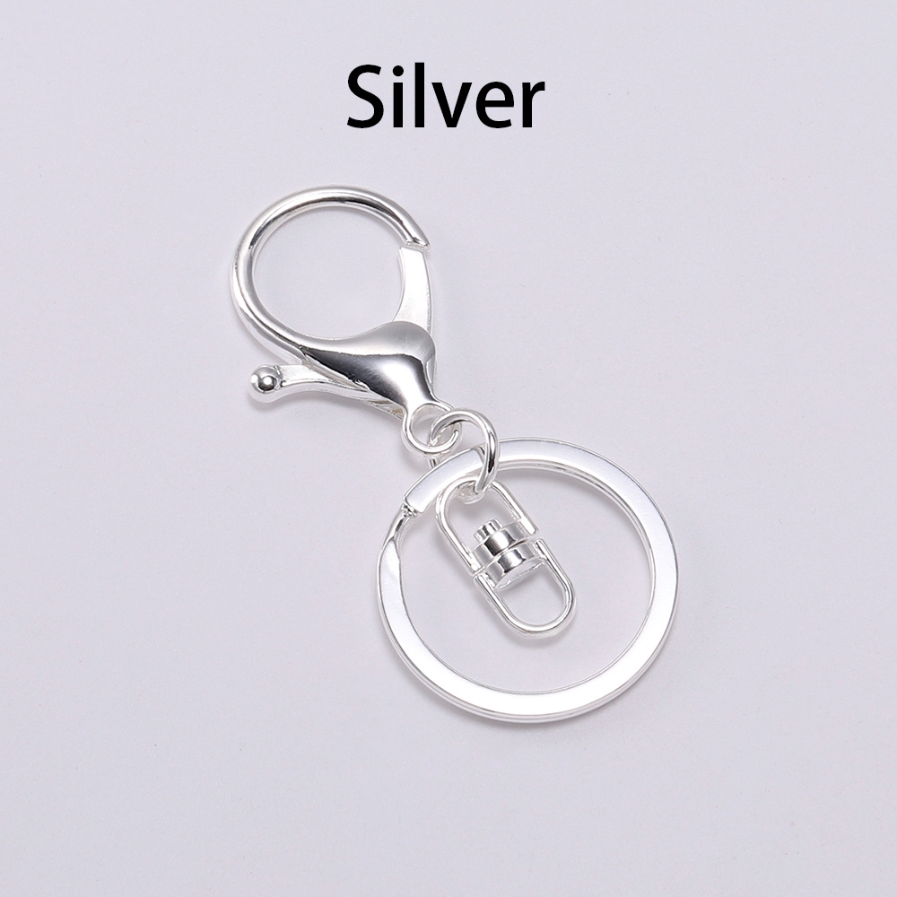 Set 5 cái/ túi móc khóa ST.KUNKKA hợp kim với móc tôm hùm tự làm phụ kiện