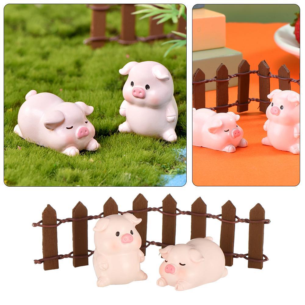 CONOPERY Bộ 3 Tượng Sóc Mini Trang Trí Tiểu Cảnh Bonsai