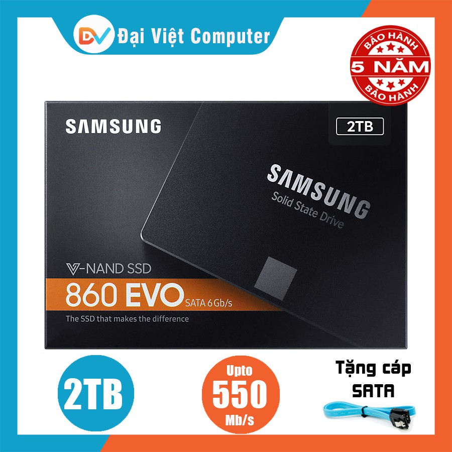 Ổ cứng SSD samsung 2TB 1TB 500GB 250GB 860 Evo SATA III 2.5 inch