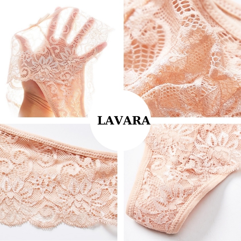 Quần lót ren lọt khe nữ cao cấp Athena Lavara QL03