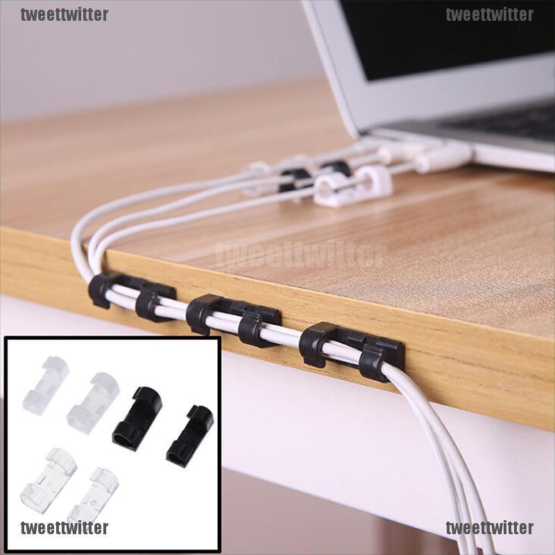 Set 16 / 20 Giá Đỡ Dây Cáp Usb Tiện Dụng | BigBuy360 - bigbuy360.vn