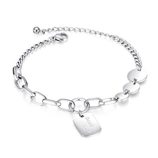 Lắc Tay Nữ Dây Xích Titan Ko Đen TT 2901