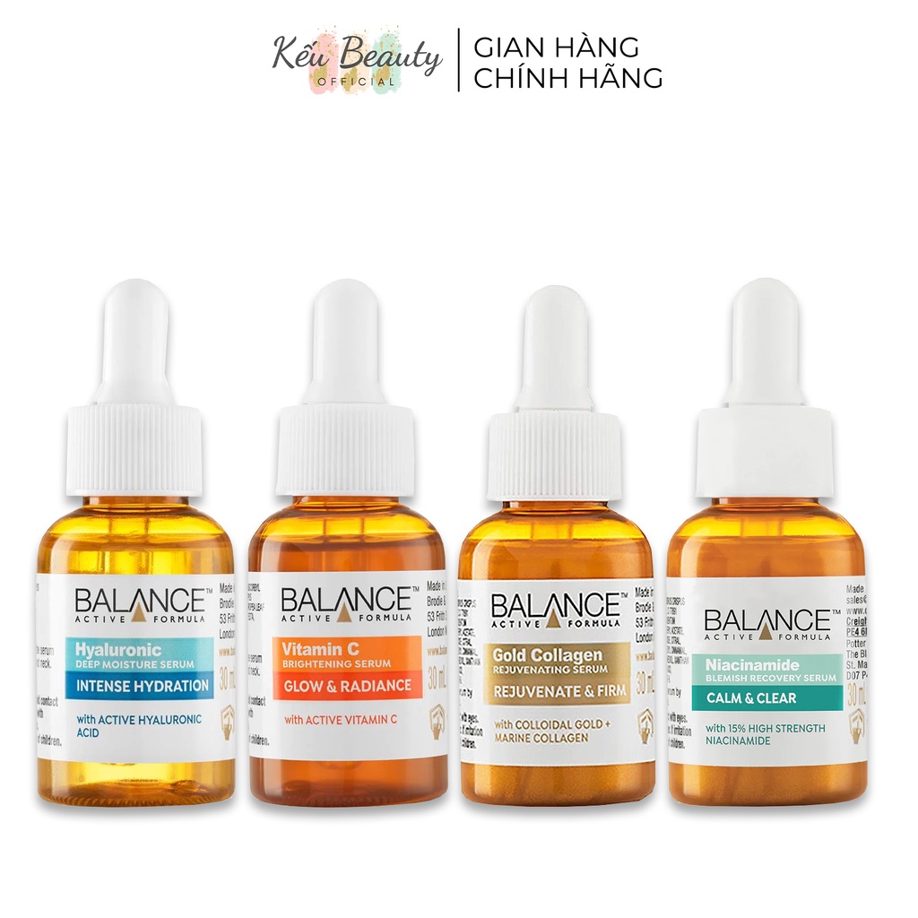 Serum Balance Vitamin C, Niacinamide, Hyaluronic & Collagen 30ml