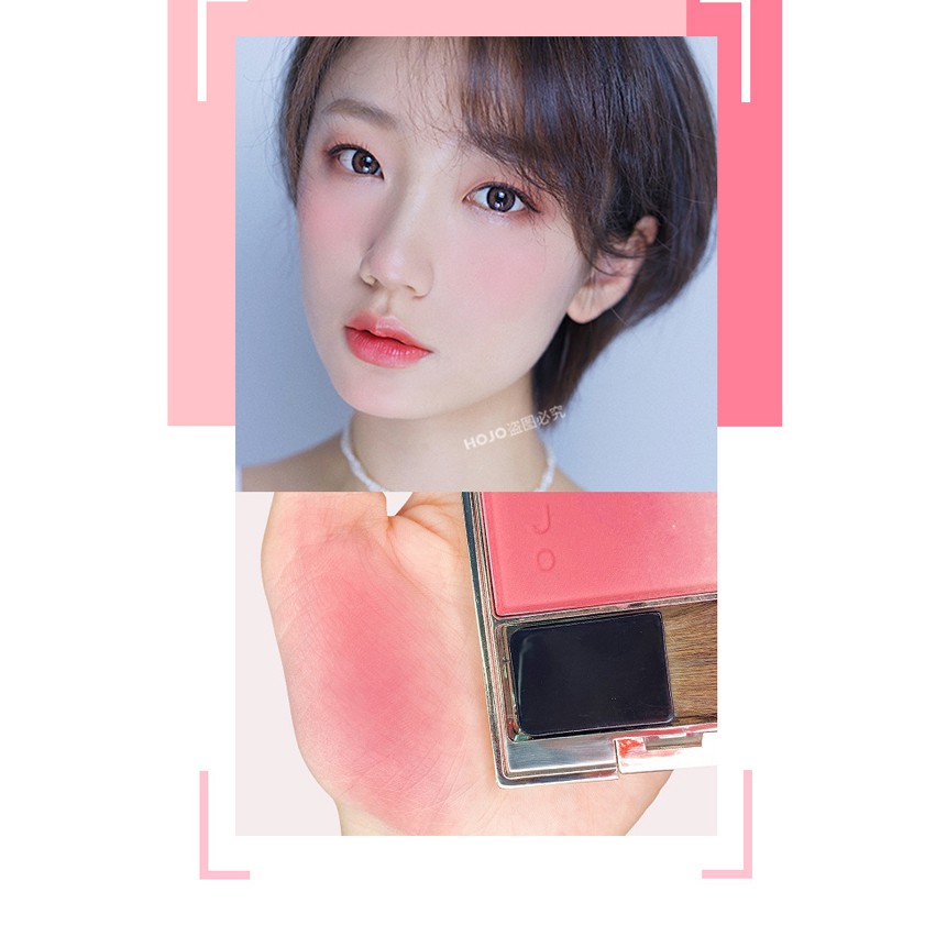 Má hồng HOJO TENDER BLUSH dạng loang, trang điểm tự nhiên kèm cọ | BigBuy360 - bigbuy360.vn