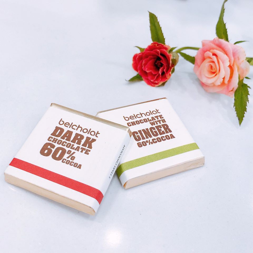 Socola Caraque - Dark Chocolate - Gói 50 pcs