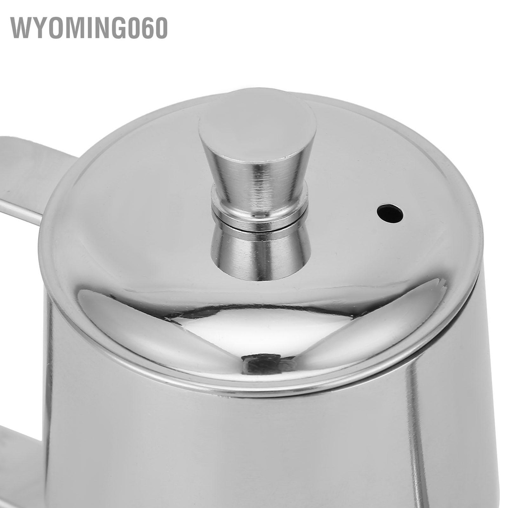 Bình pha cà phê bằng thép không gỉ, Ấm có vòi dài bằng tay có nắp đậy để sử dụng tại nhà