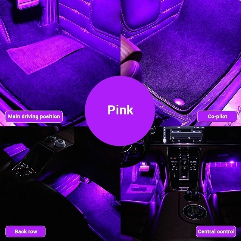 Đèn LED Tạo Hiệu Ứng Ngôi Sao/Đèn Bốn Bóng Thông Dụng Trang Trí Nội Thất Xe Hơi