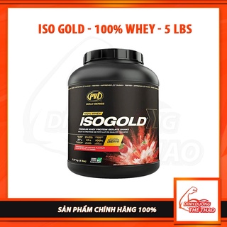 GIÁ TỐT NHẤT PVL ISO GOLD 5LBS - PREMIUM ISOLATE 100% WHEY PROTEIN Sữa