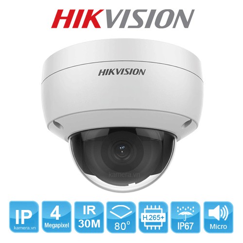 Camera IP 4MP 
bán cầu DS-2CD2143G0-IU 