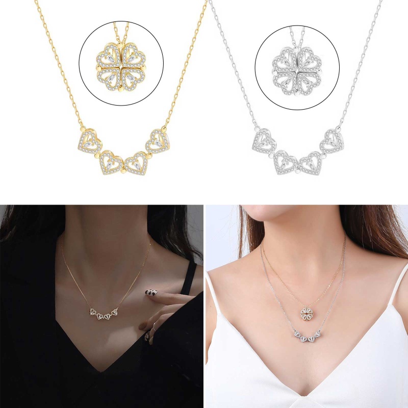 Vòng cổ Mặt Cỏ Bốn Lá Phong Cách Ins Cho Nữ