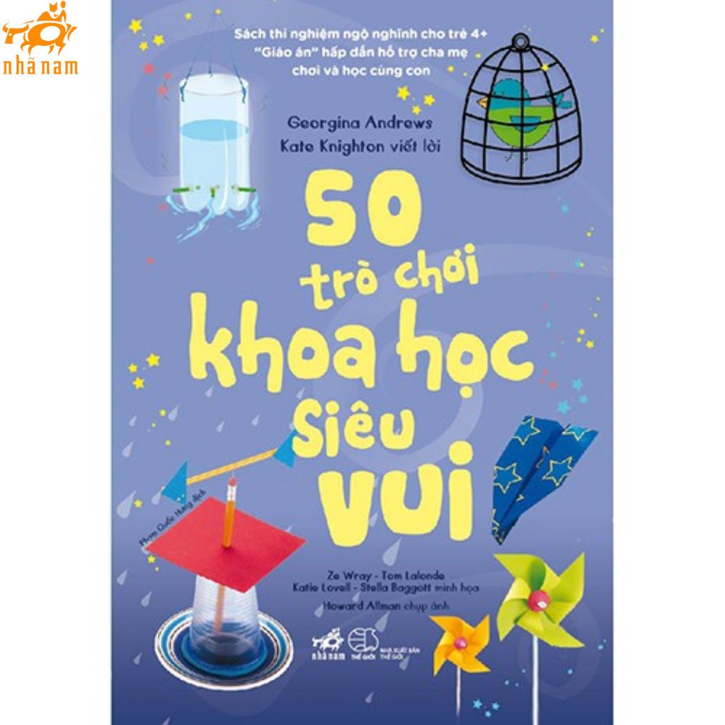 Sách - 50 trò chơi khoa học siêu vui (Nhã Nam)