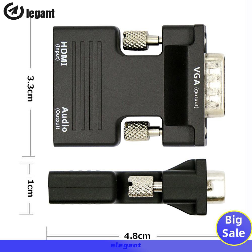 Bộ Chuyển Đổi Hdmi 1080p Sang Vga Cho Máy Tính