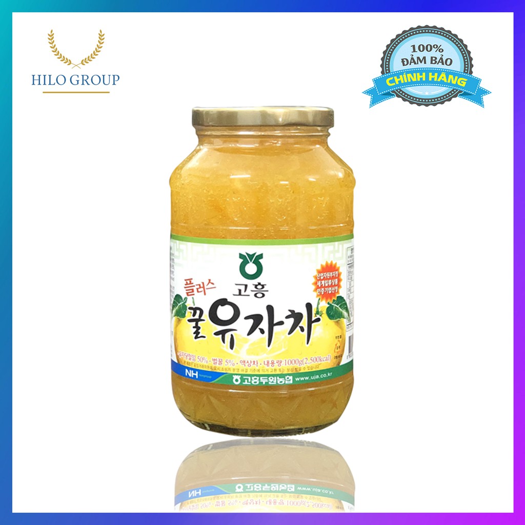 Mật Ong Chanh Hàn Quốc 1Kg - Bổ sung vitamin C, tốt cho hệ tiêu hóa