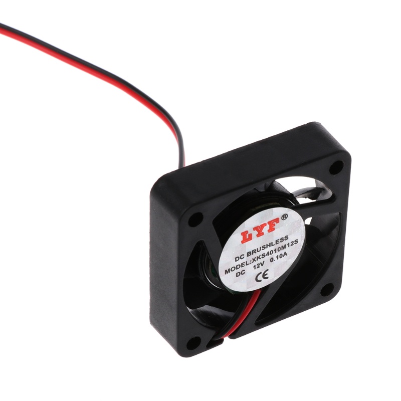 Quạt Tản Nhiệt GODD 4010 Cho DC 12V 2Pin 40mm DC Không Chổi Than Kèm 10cm