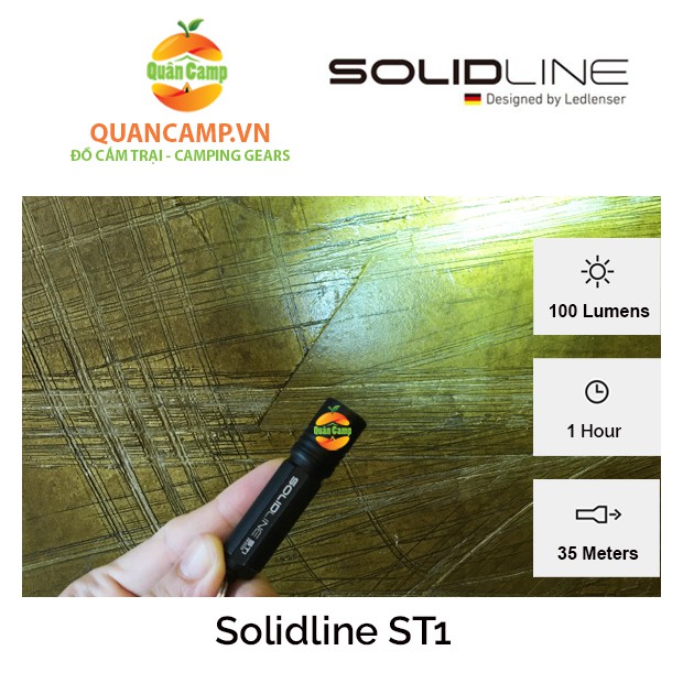 Đèn pin móc khoá siêu nhỏ gọn Solidline ST1 - Ledlenser thiết kế và sản xuất