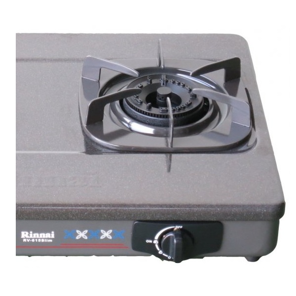 Bếp ga Rinnai RV-615Slim  - Ngọn lửa xanh - Tiết kiệm ga - Hàng chính hãng