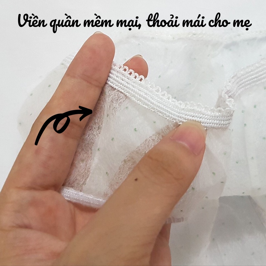 Quần lót giấy cotton cao cấp dùng một lần hỗ trợ mẹ đắc lực trong việc vệ sinh cơ thể