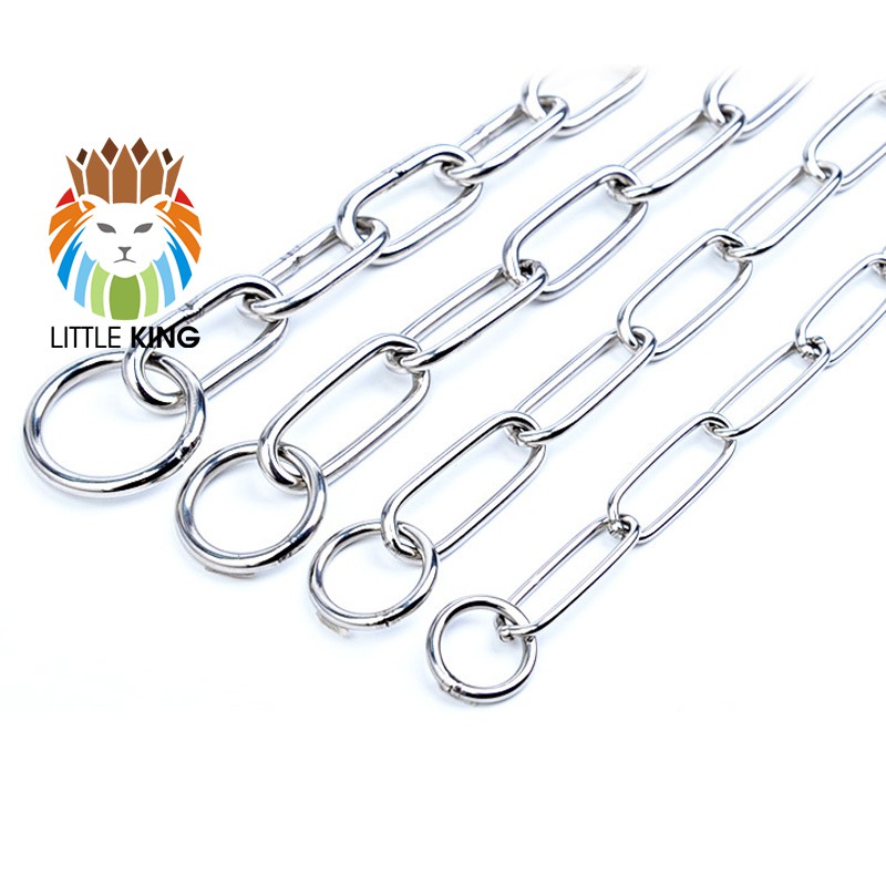 Vòng cổ inox huấn luyện cho chó chất liệu inox không gỉ Little King pet shop