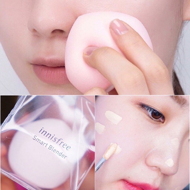 🍑🍑 Mút trang điểm trái đào Innisfree Smart Blender🍑🍑