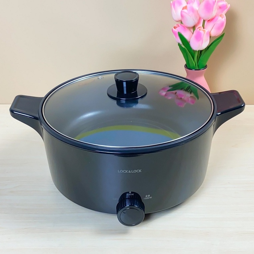 Nồi Điện Đa Năng Lock&amp;lock Versatile Hot Pot 4L ẸP546BLK