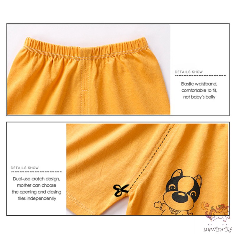 Bộ áo thun 3 lỗ + quần short họa tiết hoạt hình phong cách hè cho bé