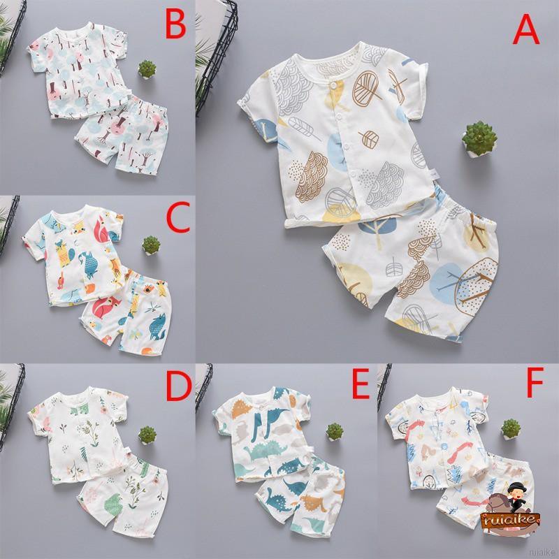 Bộ Quần Áo Ngủ Cotton Xinh Xắn Cho Bé