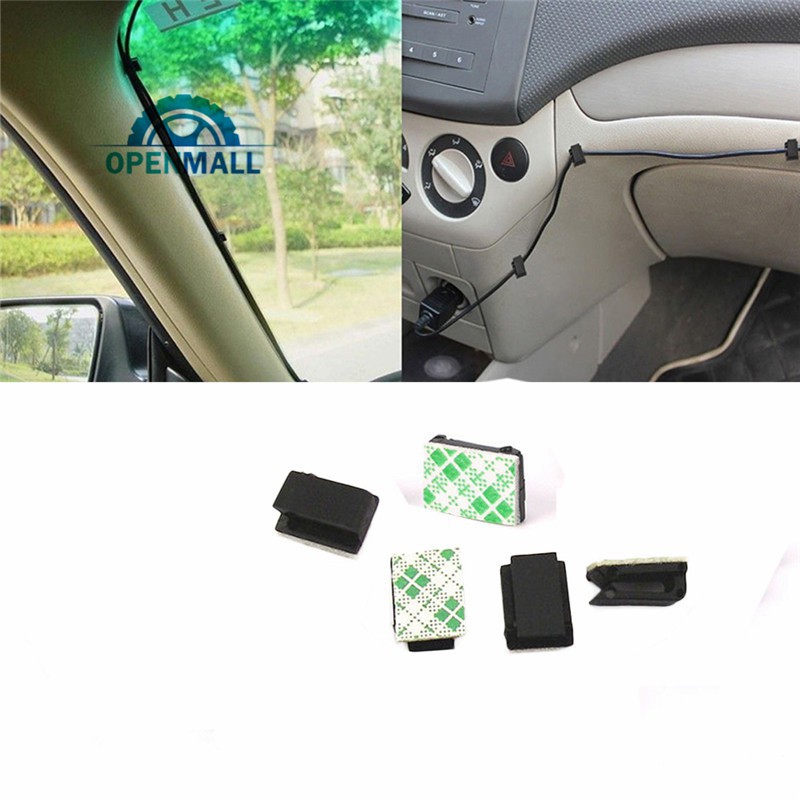 Phụ kiện kẹp cố định dây cáp gọn gàng cho xe hơi